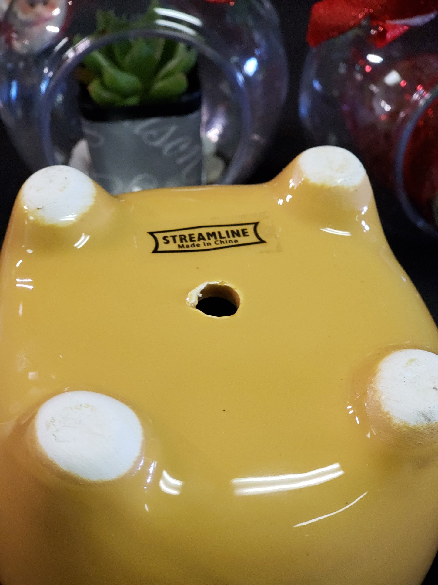 Streamline Imagined Bear Planter