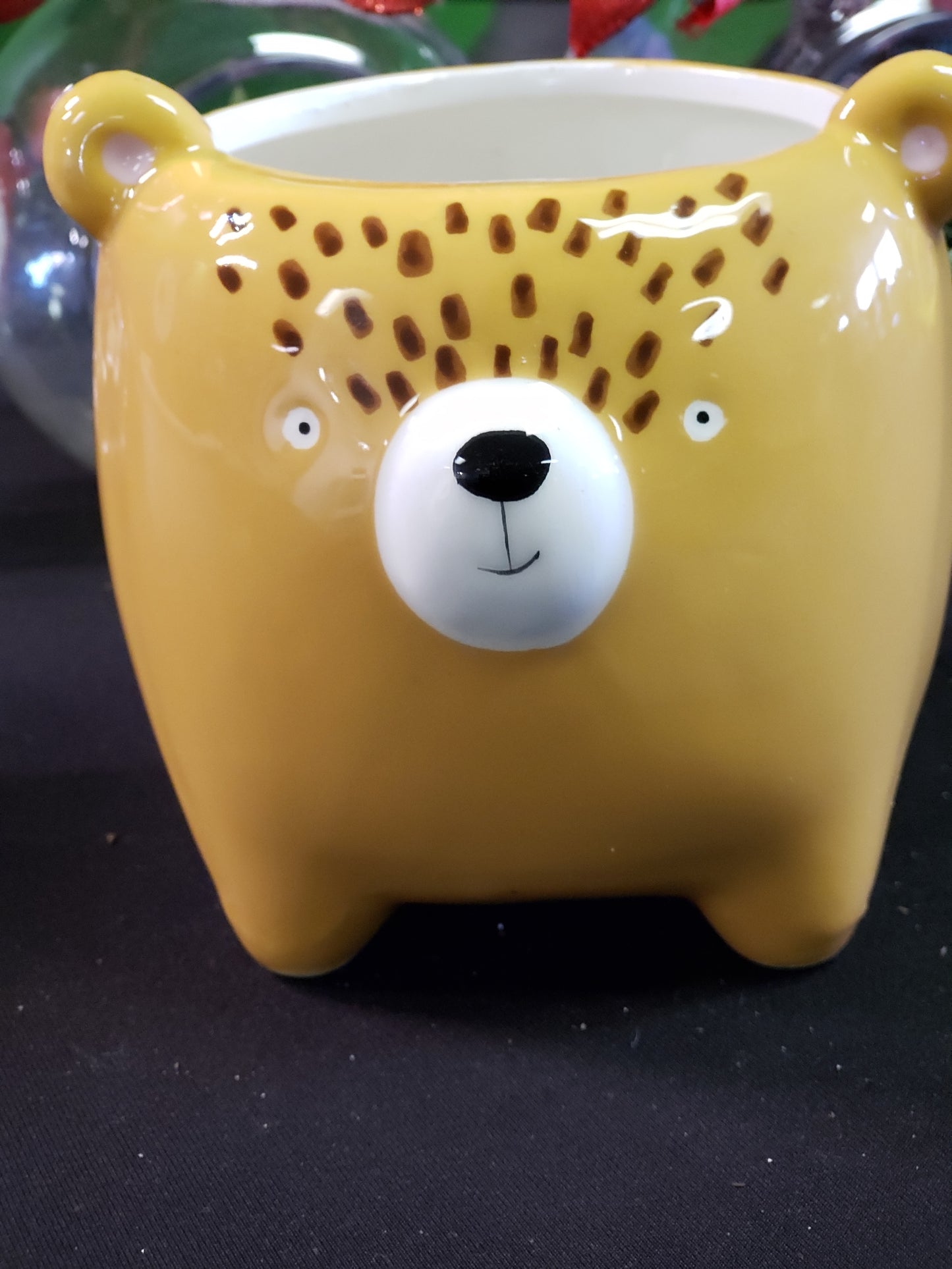 Streamline Imagined Bear Planter