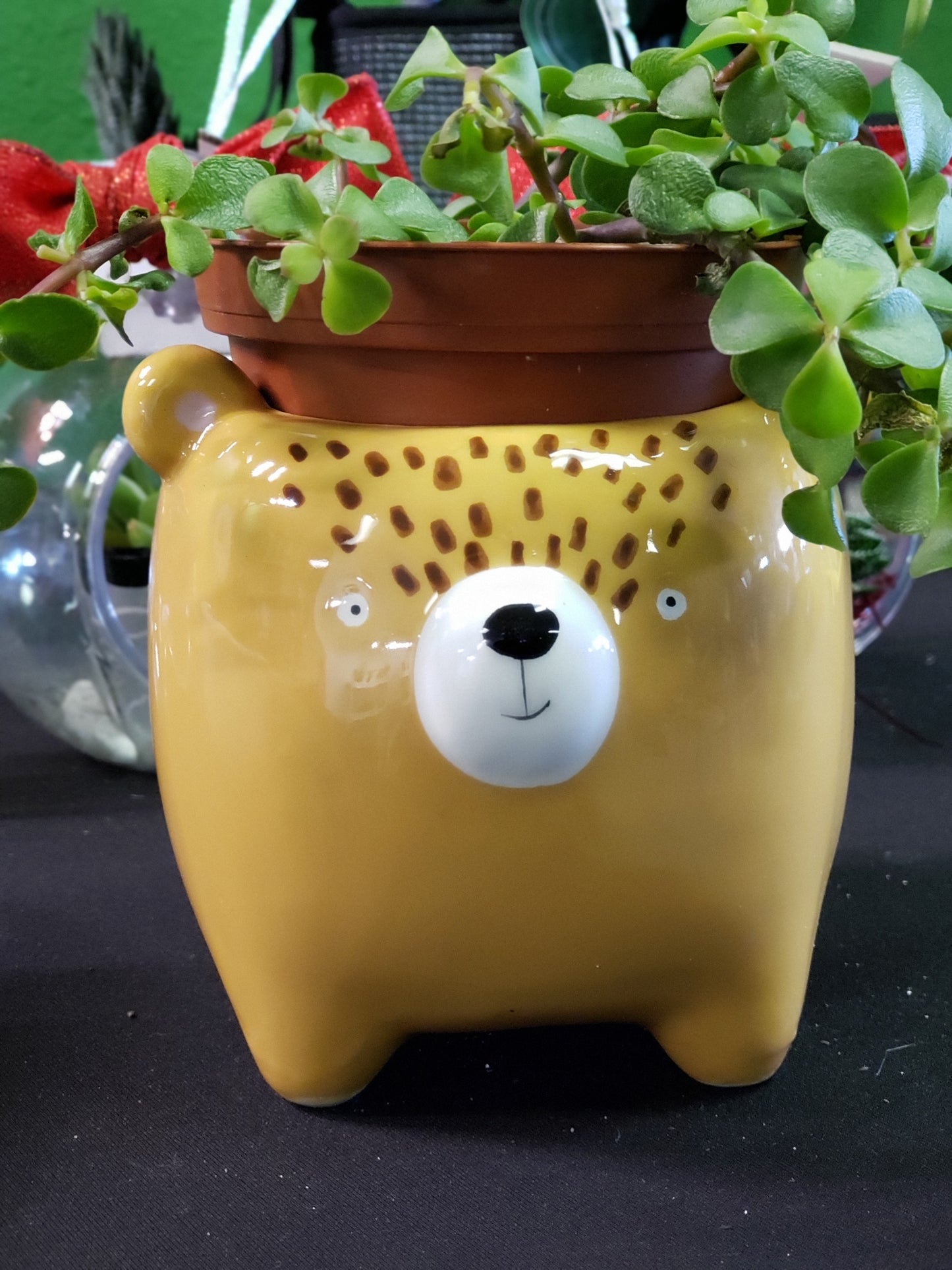 Streamline Imagined Bear Planter
