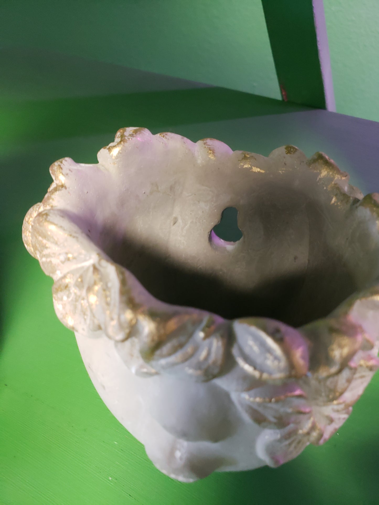 Concrete Face Plant Pot
