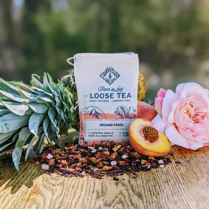 Orchard Peach- Piper and Leaf Tea- Bundle 8 get 9