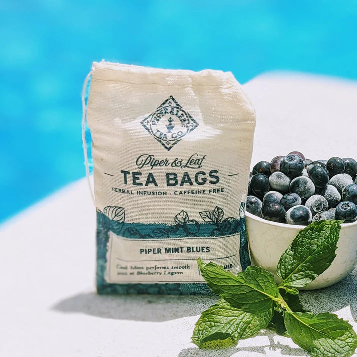 Piper Mint Blues Tea- Piper and Leaf Tea - Bundle 8 get 9