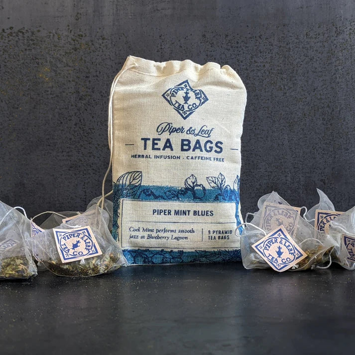 Piper Mint Blues Tea- Piper and Leaf Tea - Bundle 8 get 9