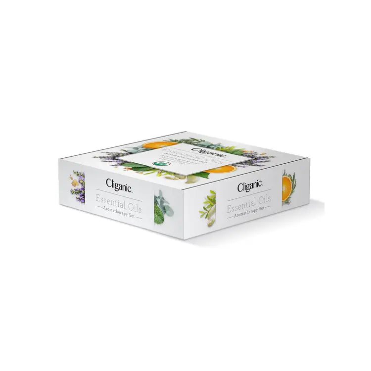Essential Oils Set- Organic Aromatherapy Set Cliganic