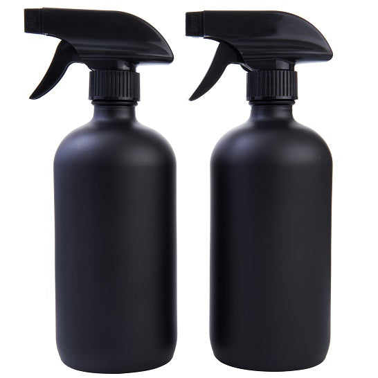 Boston Round Glass Bottle- Coated