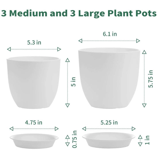 Plastic Pot with Drainage