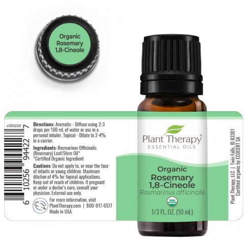 Organic Rosemary 1,8-Cineole Essential OIl