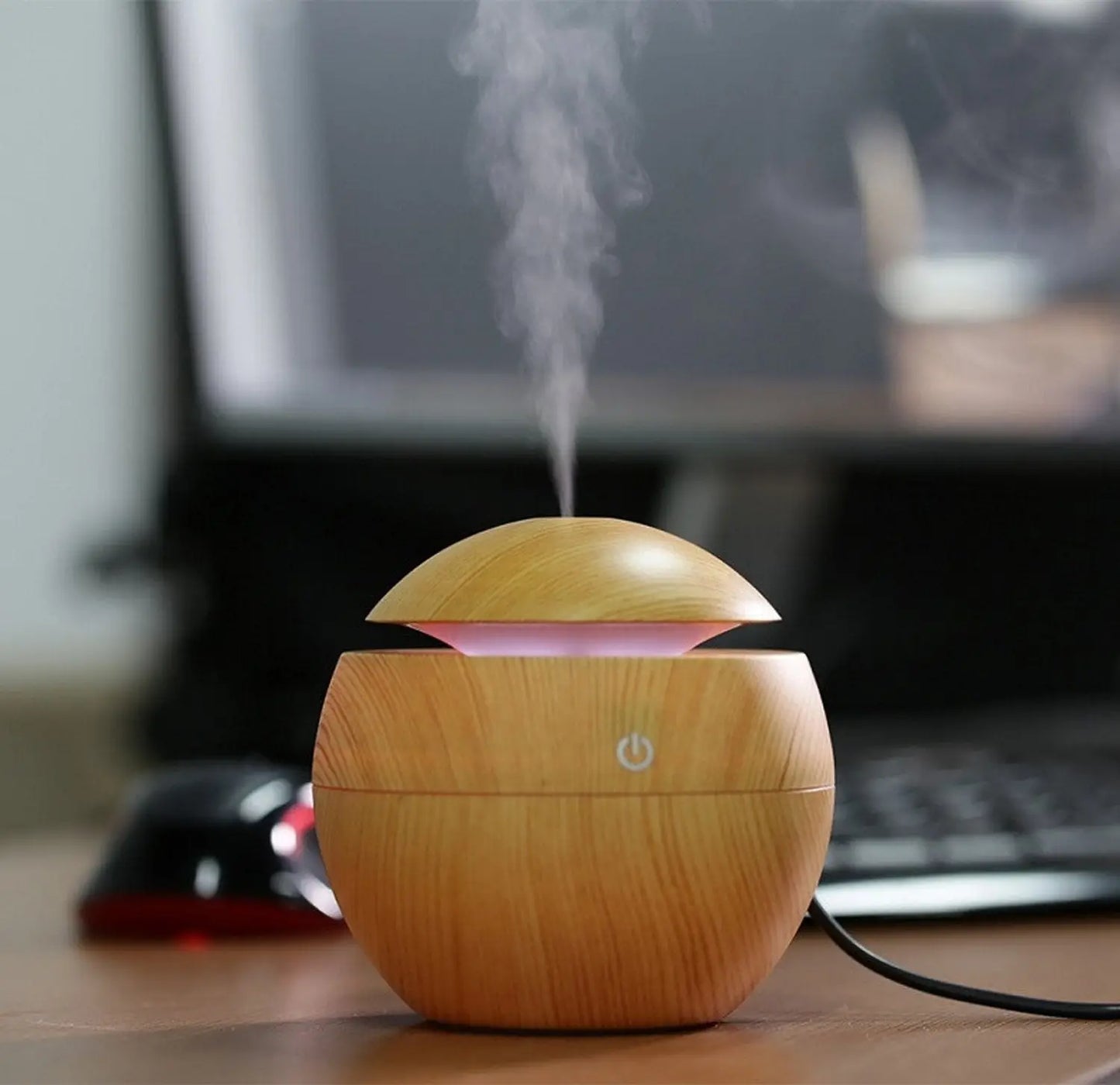 Ultrasonic Aroma Diffuser with Color Changing LED