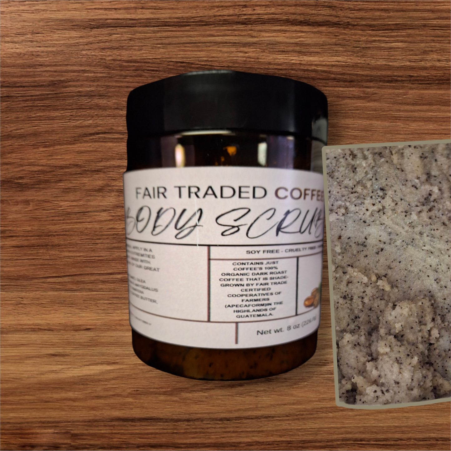 Fair Trade Coffee Scrub- Plant-Based Bath & Body