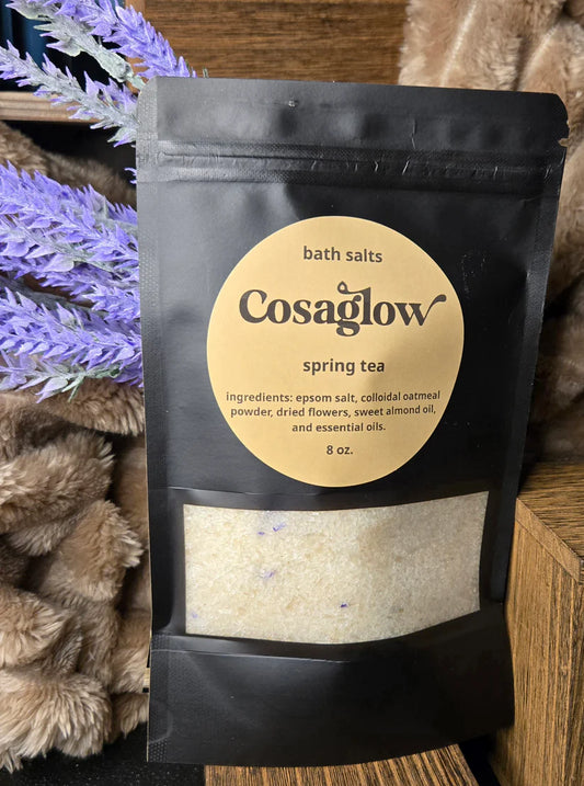 Spring Tea Bath Soak- Cosaglow Candle Company