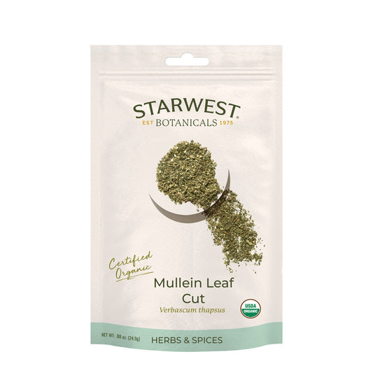 Mullein Leaf Cut Organic Eco-Friendly (.88 oz)