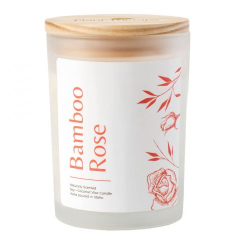 Bamboo Rose Naturally Scented Candle 8oz