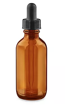 Dropper Bottle- Amber Glass 2 oz
