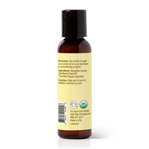 Organic Sunflower Carrier Oil 2 oz