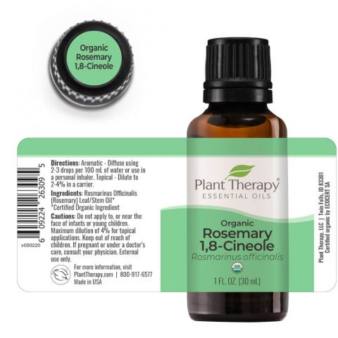 Organic Rosemary 1,8-Cineole Essential OIl