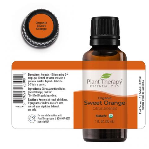 Organic Sweet Orange Essential Oil