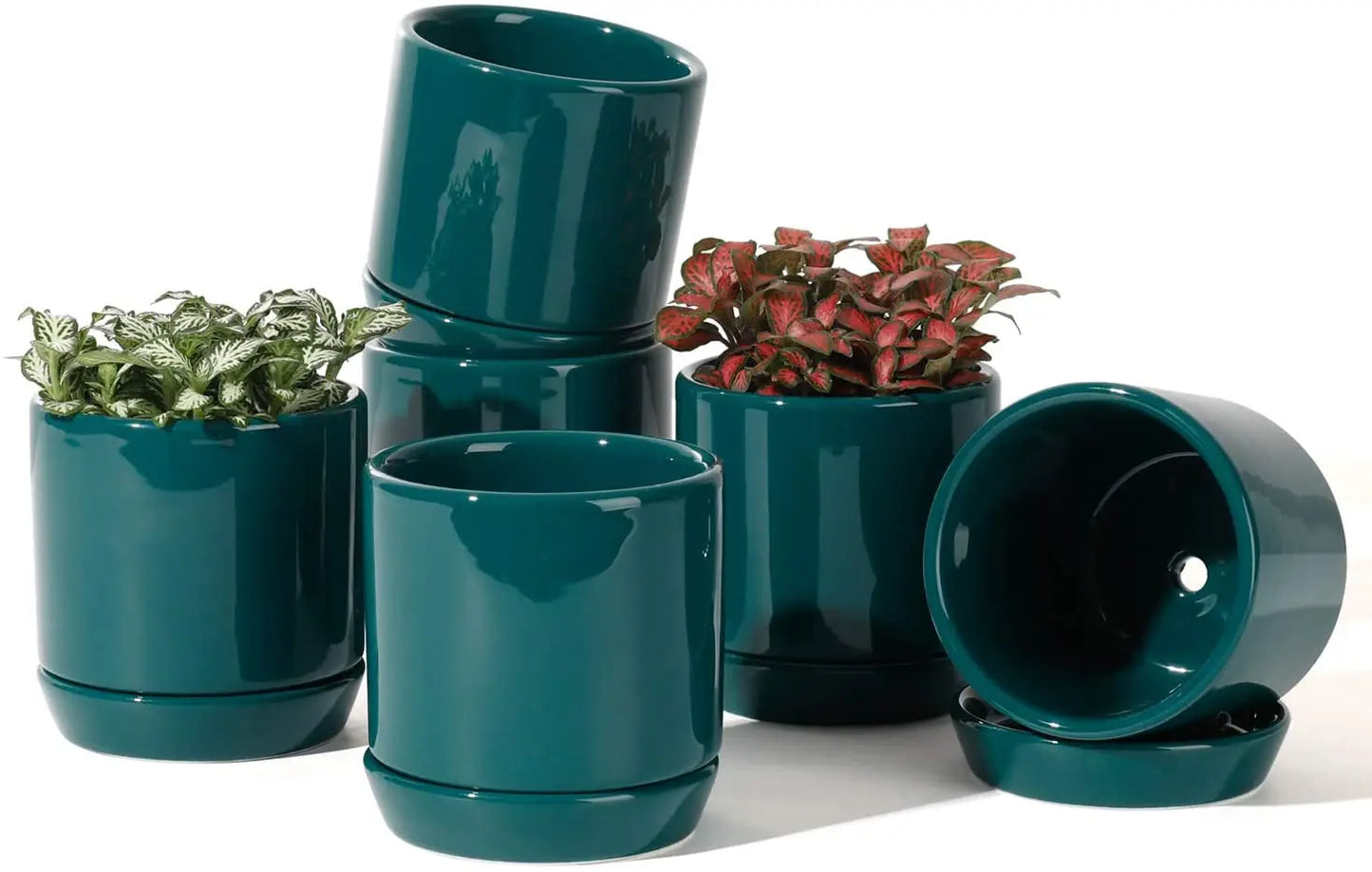 Teal Ceramic Pot