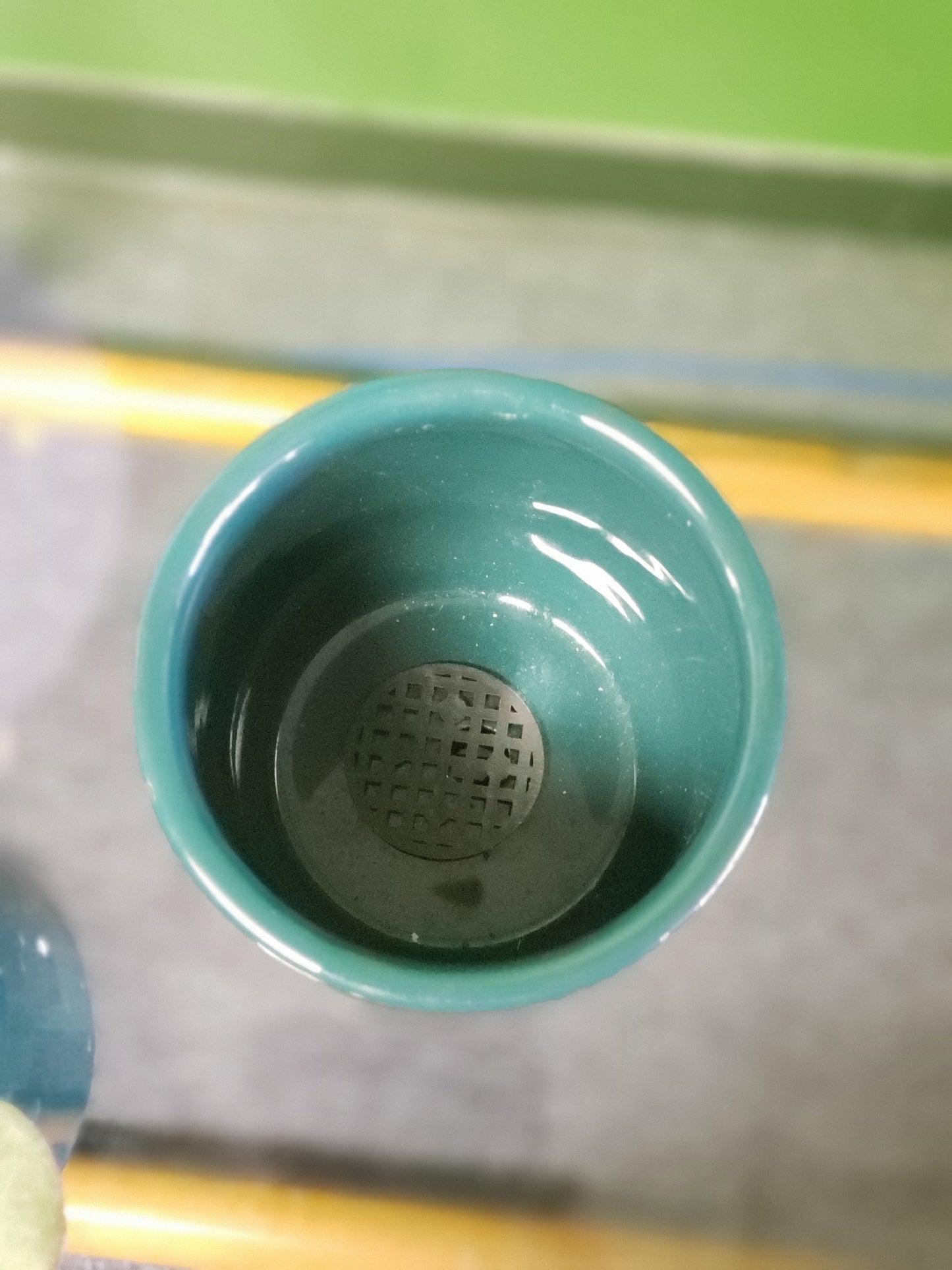 Teal Ceramic Pot
